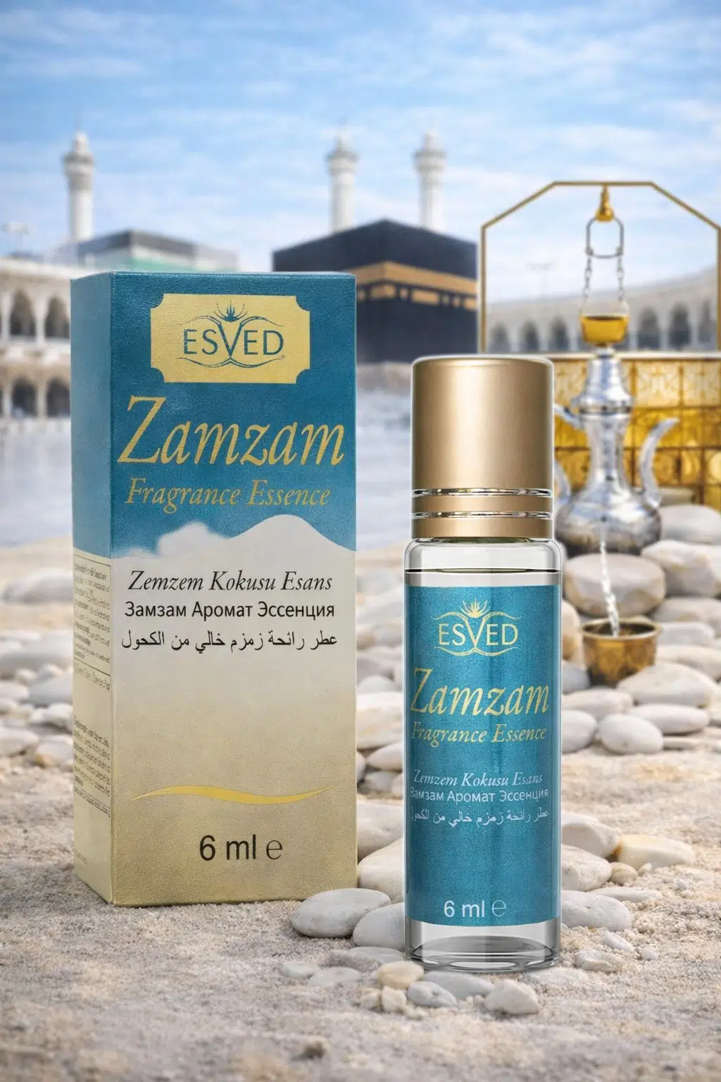 Zemzem Kokusu Alkolsüz Esans 6Ml. 6`lı Paket Zemzem Kokusu Alkolsüz Esans 6Ml. 6`lı Paket